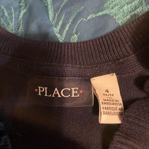 Little girls uniform sweater